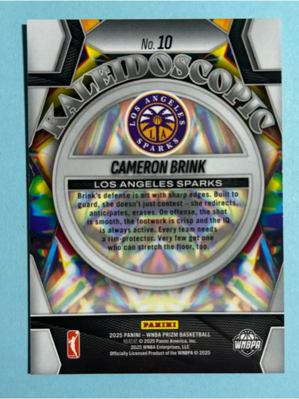 Cameron Brink Los Angeles Sparks 4 card lot 3,Rookie cards + Kaleidoscope insert - Picture 4 of 4